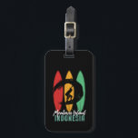 Mentawai Island Indonesia Vintage Retro Surfing Luggage Tag<br><div class="desc">Vintage retro surfboard design for surfers who love surfing and riding the ocean waves. Cool summer holiday, spring break merchandise for those who enjoy hot sun, tropical weather, sunbathing under the palm tree. Grunge and distressed design to wear while enjoying the beach party and singing around the bonfire. Great souvenir,...</div>