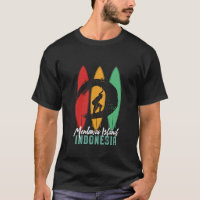Mentawai Island Indonesia Vintage Retro Surfing