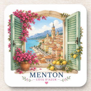 Menton French Riviera coasters