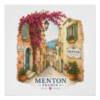 Menton French Riviera - Old Town Alley