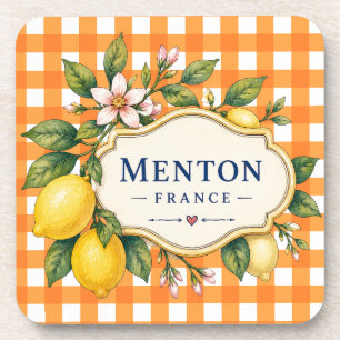 Menton Lemon Cote d Azur coasters