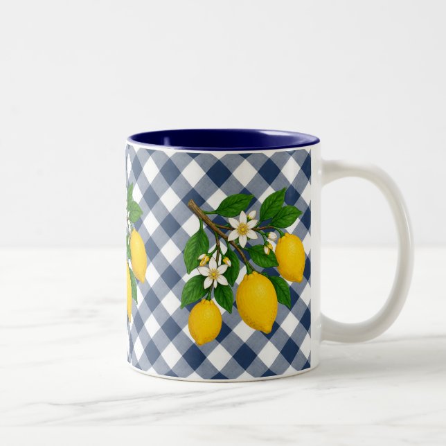 Menton Lemon Two-Tone Mug (Right)