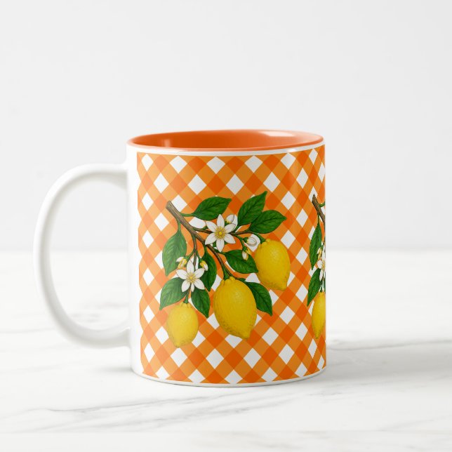Menton Lemon Two-Tone Mug (Left)
