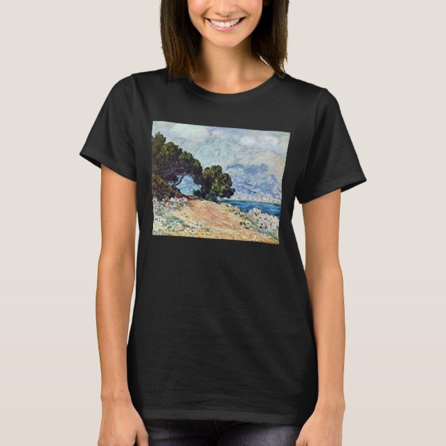 Menton Seen from Cap Martin by Claude Monet T-Shirt (Front)