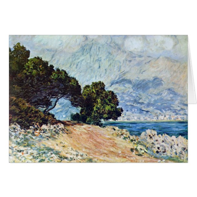 Menton vu du Casquette Martin par Claude Monet (Devant horizontal)