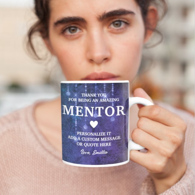 Mentor Thank You Heartfelt Message Personalized Coffee Mug (Mentor Thank You Heartfelt Message Personalized Coffee Mug
)
