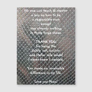 Mentor Thank You Magnetic Greeting Card