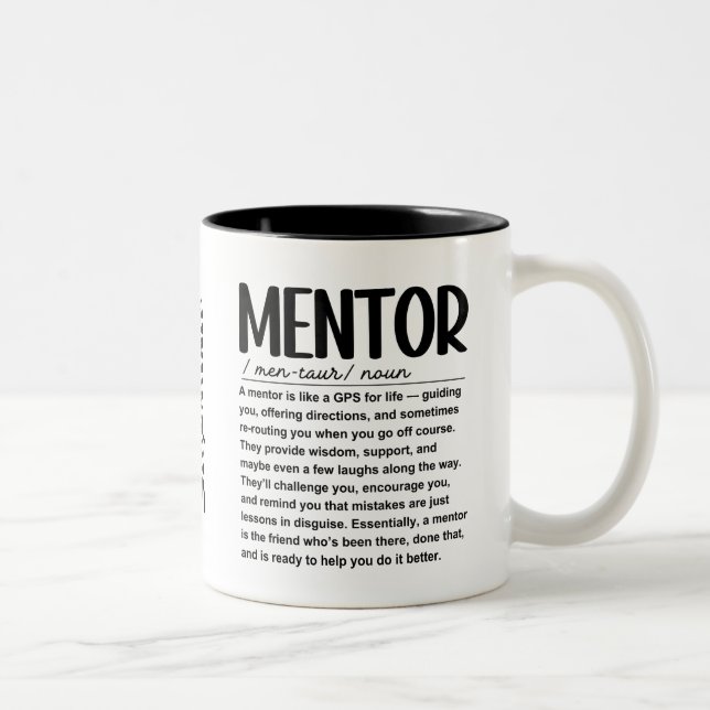 Mentor Two-Tone Coffee Mug (Right)