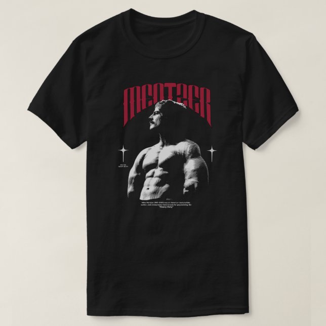Mentzer Heavy Duty – Vintage Bodybuilding Art T-Shirt (Design Front)