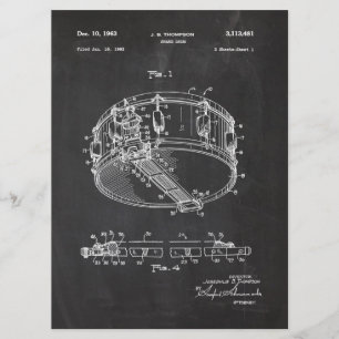 Menu 1962 Snare Drum - Brevet