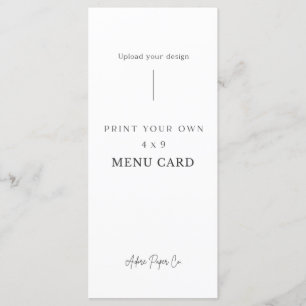 Menu 4x9 : Importez vos propres éléments