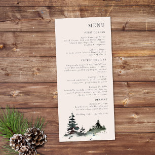 Menu À feuillage persistant Mist Rocheuse Russe Hiver B