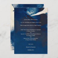 Abstrait Unique Marine Mariage de peinture d'encre