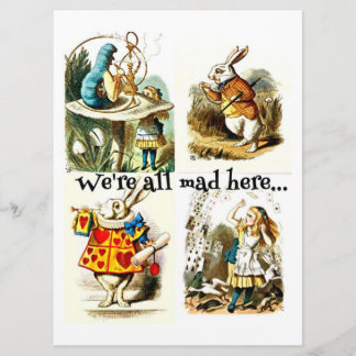 Menu Alice In Wonderland Art|cadeau pour amoureux de la