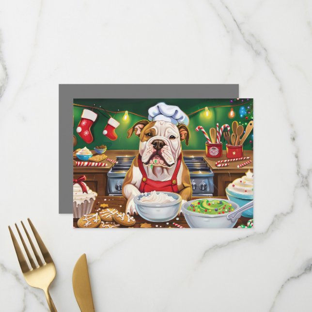 Menu American Bulldog Holiday Baking : Noël festif (Devant/Arrière en situation)