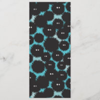 Amusant monstres noirs moelleux