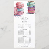 Aquarelle Baker boulangerie pâtisserie Chef