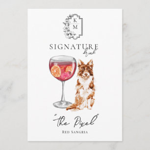 Menu Aquarelle   Signature Mariée & Salle Boisson