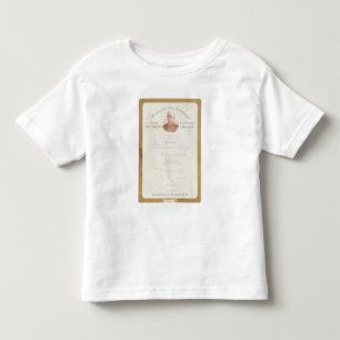 Menu at Prince von Bismarcks Toddler T-shirt