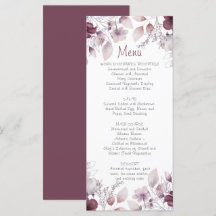 Aubergine, Purple Dusty, Floral Rose Mauve
