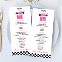 Baby shower de voiture rose