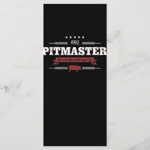 Menu BBQ   BBQ Pitmaster Faible Et Lent Est Une Manière