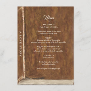 Menu Bibliothèque de livres de conte de fées d'amour vi
