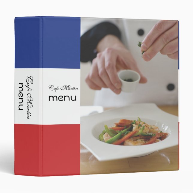 Menu Binder (Front/Spine)