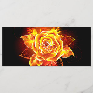 Menu Blooming Fire Rose