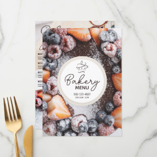 Menu boulangerie / confiserie / pâtisserie (Modèle)