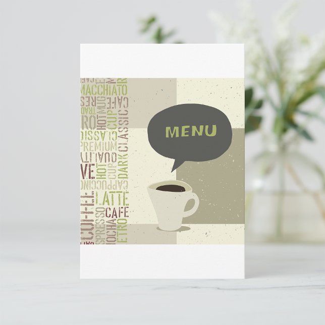 Menu Café Invitations (Créateur téléchargé)