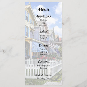 Menu Cape May NJ - Rue victorienne colorée