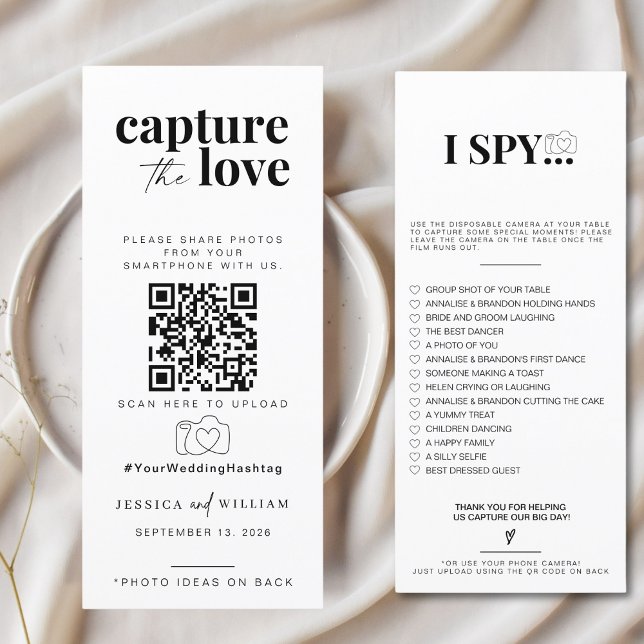 Menu Capturer l'amour Photo I Spy Mariage Jeu de récupé (Créateur téléchargé)