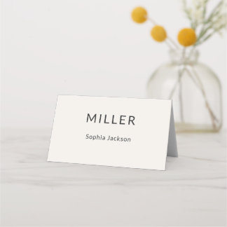 Menu Carte d'Architecte