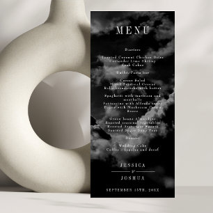 Menu Céleste Nuit Ciel Noir Dîner Mariage