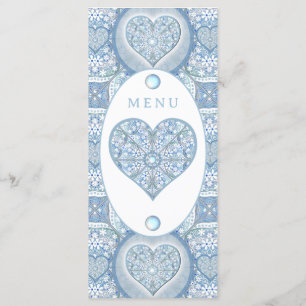 Menu Céramique Lace Bleu clair