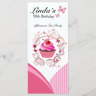 Menu chic de dessert de pâtisserie "de ciel de