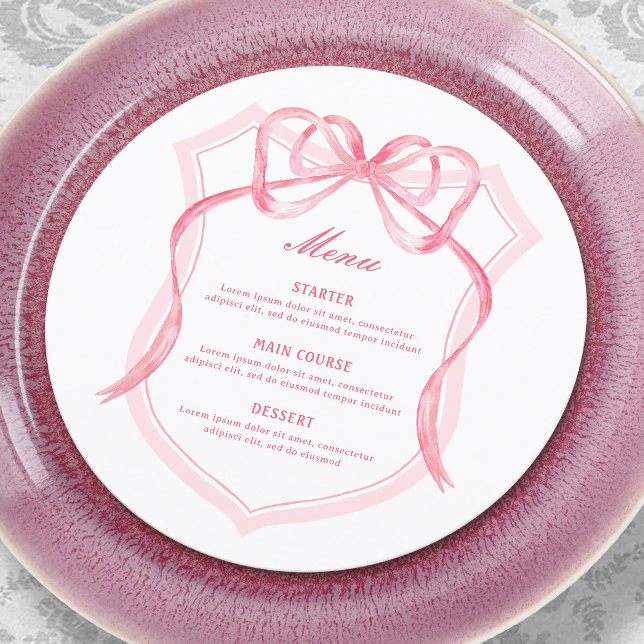 Menu Cimetière rose ronde (Créateur téléchargé)