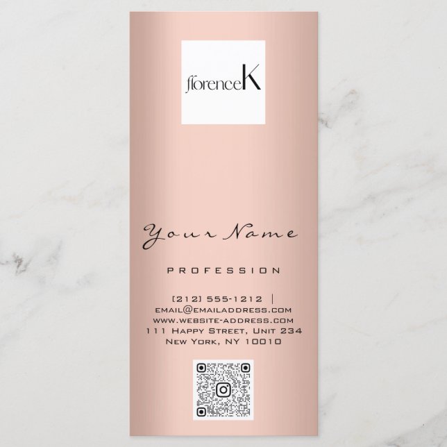 Menu Clou Artist Studio Drivers Rose Wax Epilation Prix (Devant)