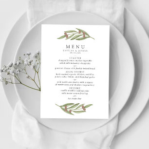 Menu Collection de Mariages de Branches d'Olivier