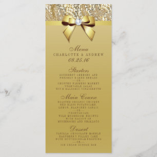 Menu Collection Mariage de la séquence d'or