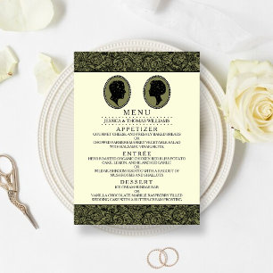 Menu Collection Mariage Silhouette Art Déco