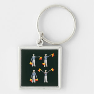 Menu cover from aboard the QE2 (colour litho) Keychain