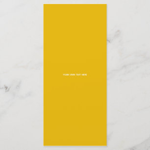 Menu Créez Votre Propre Conception Personnalisée Jaune