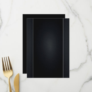 Menu Créez Votre Propre Événement Minimaliste Noir Gris