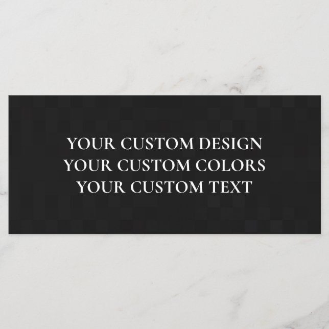 Menu Créez Votre Propre Personnalisé (Devant)