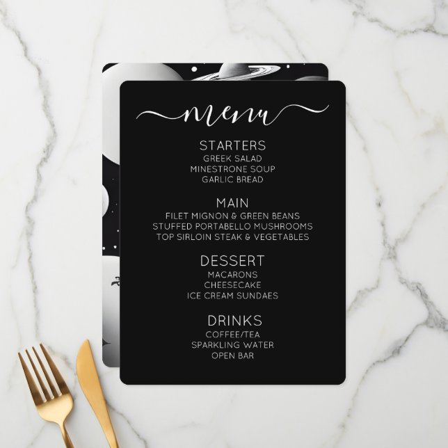 Menu Créez votre propre robot spatial (Devant/Arrière en situation)