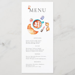 Menu Croissant et Café French Pink Boulangerie
