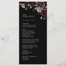 Dark Moody Roses Wedding