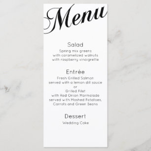 Menu de dîner classique. Table de mariage traditio